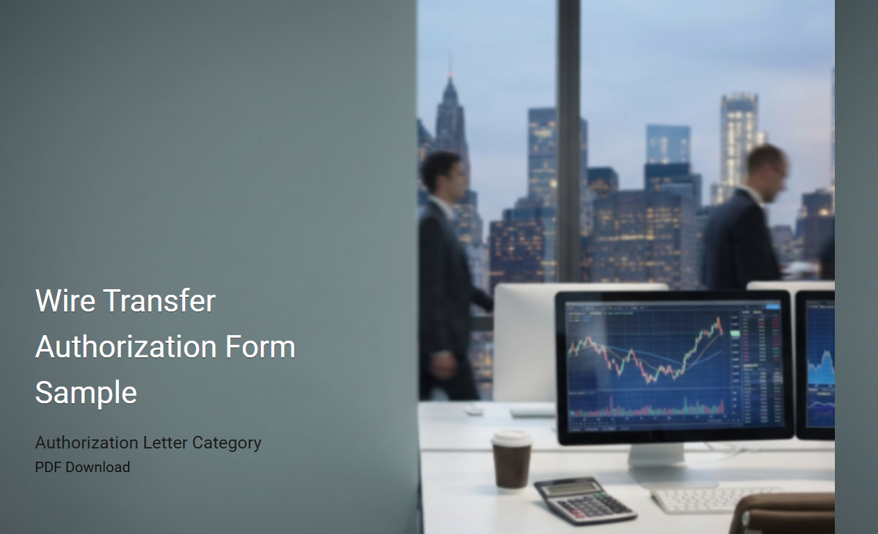 Wire Transfer Authorization Form Template and Best Practices
