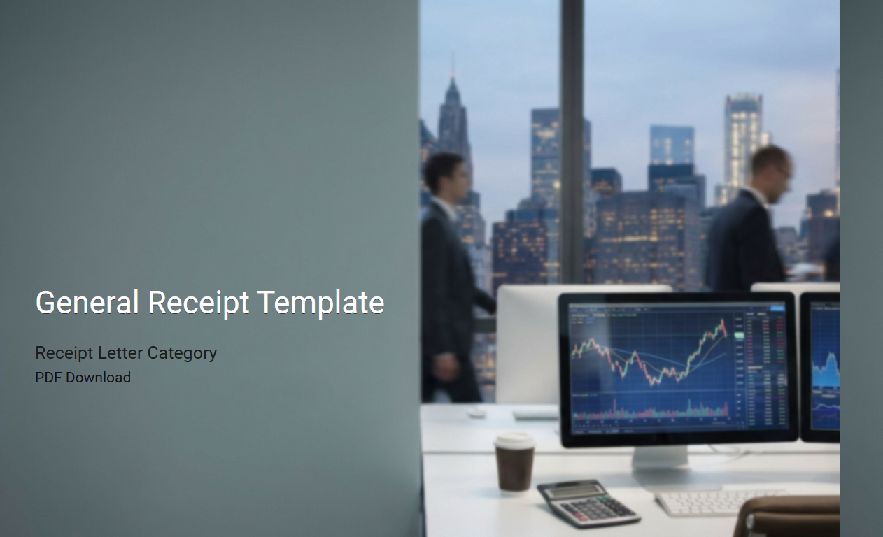 Comprehensive General Receipt Template for Accurate Transaction Documentation