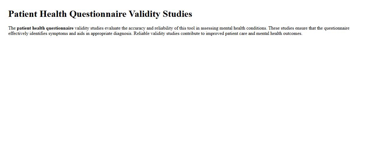 patient health questionnaire validity studies image preview