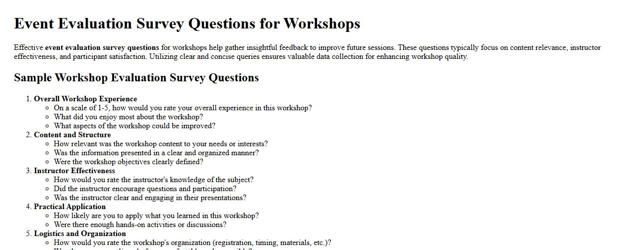 event evaluation survey questions for workshops image preview