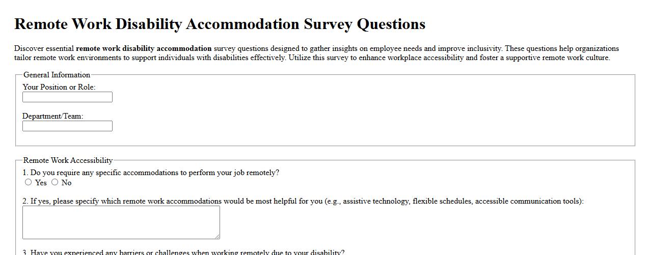 Remote work disability accommodation survey questions image preview