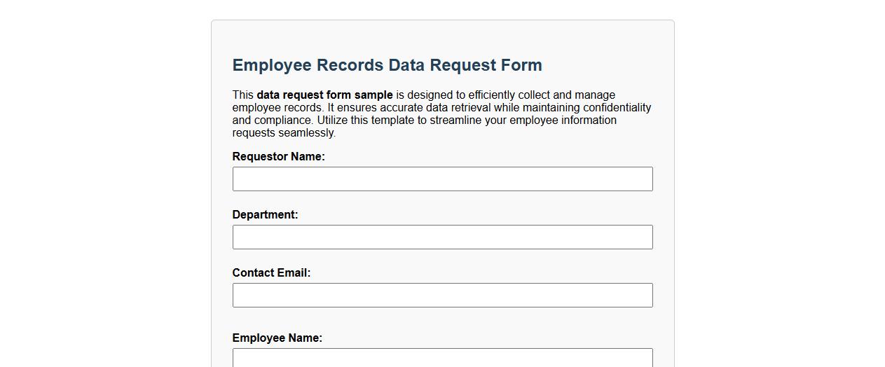 data request form sample for employee records image preview