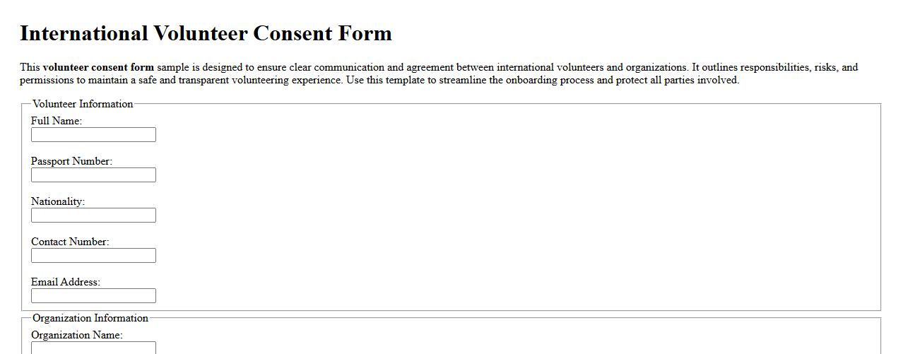 volunteer consent form sample for international volunteers image preview