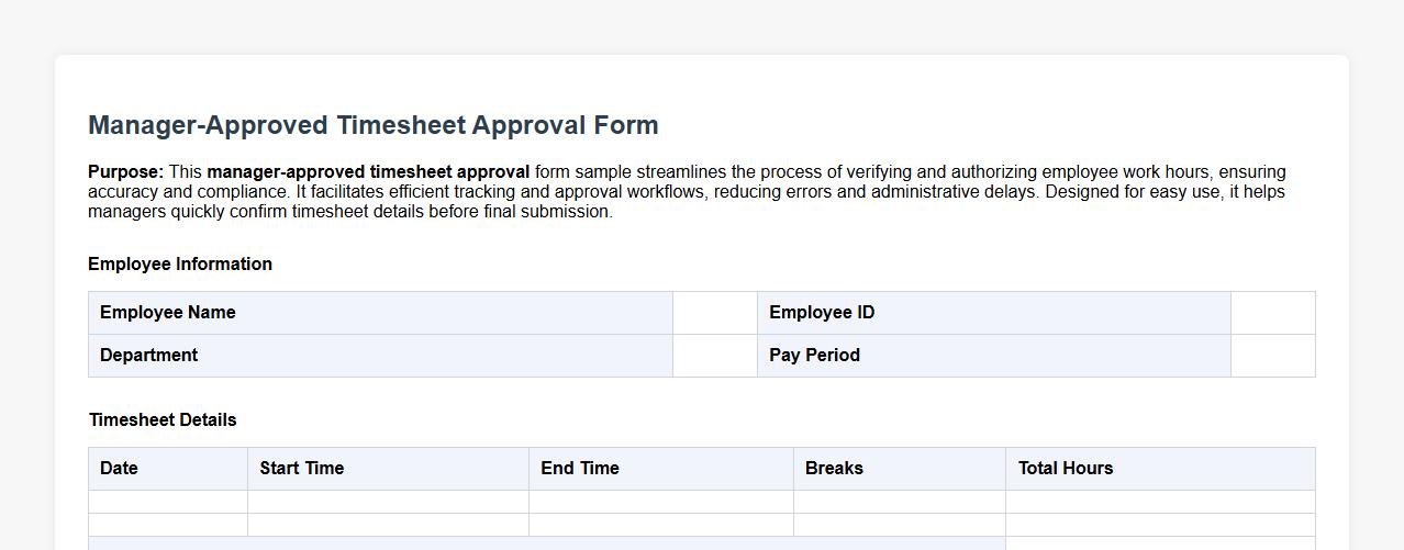 manager-approved timesheet approval form sample image preview