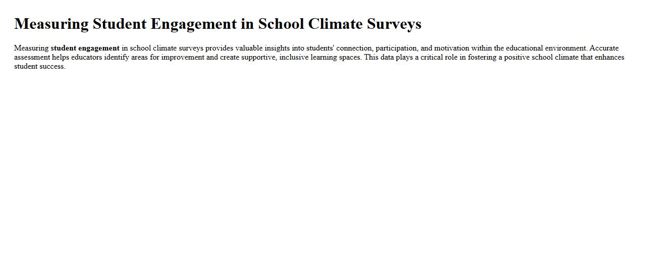 measuring student engagement in school climate surveys image preview