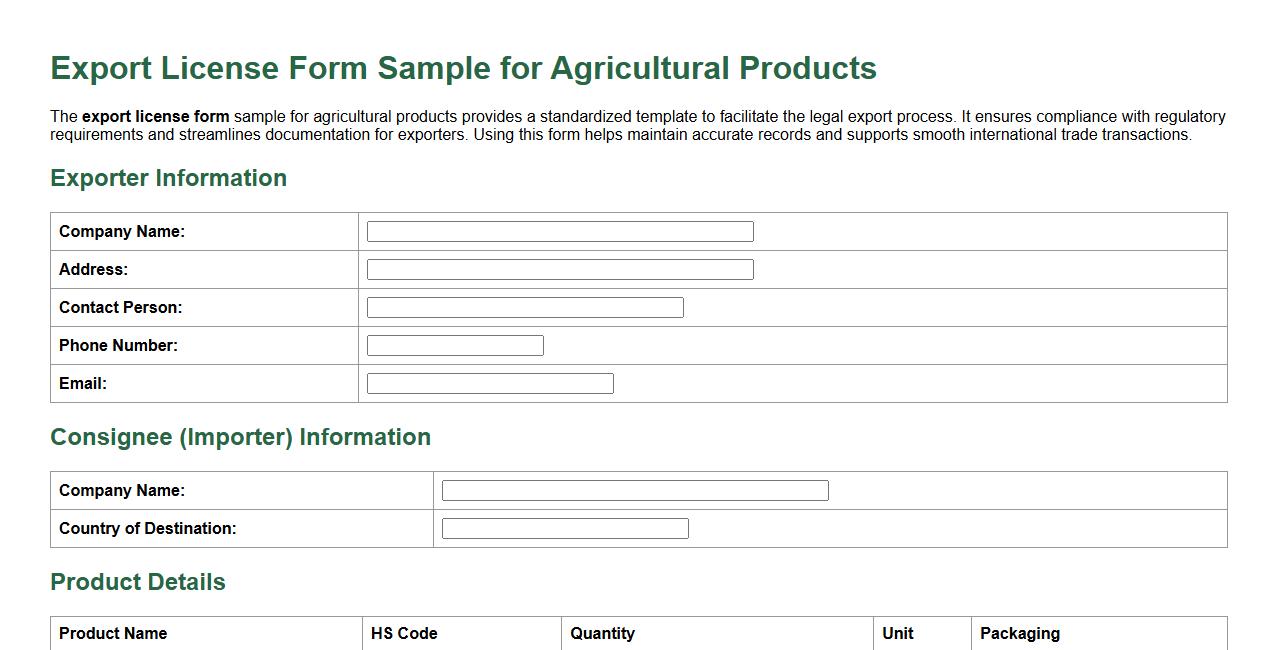 export license form sample for agricultural products image preview