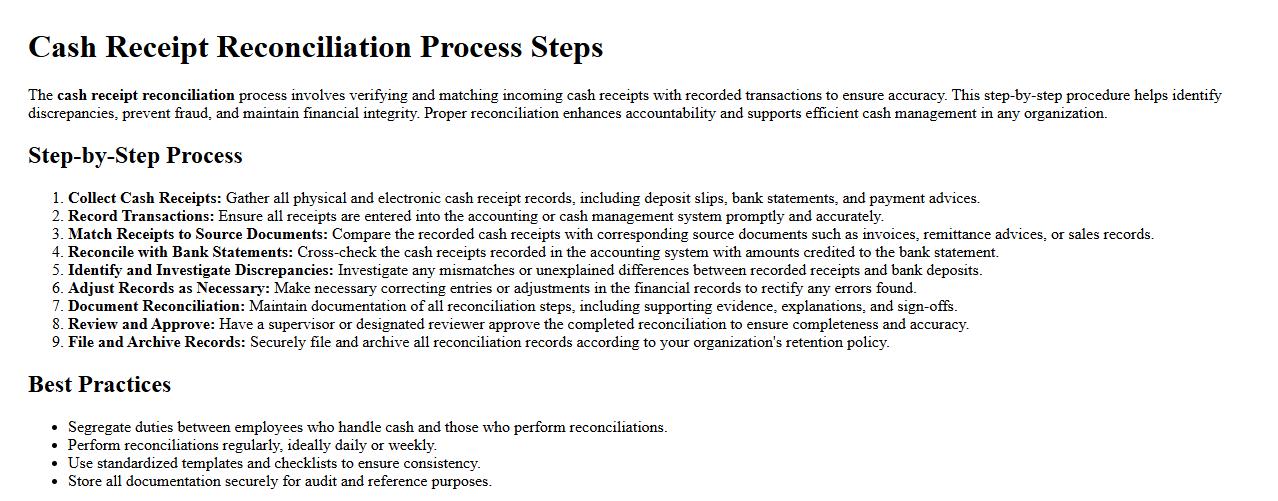 cash receipt reconciliation process steps image preview